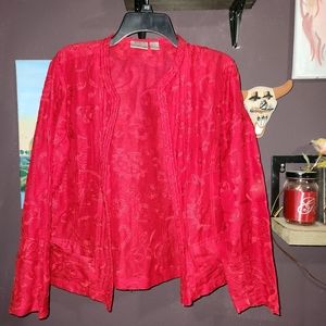 Chicos Red Jacket